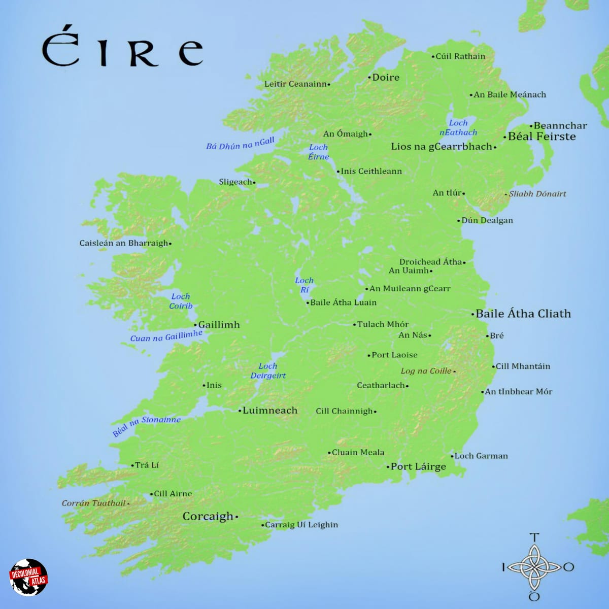 નકશો eire